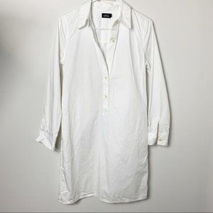 Kate Spade Saturday white button down shirt dress